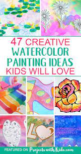 Check out our kids watercolor idea selection for the very best in unique or custom, handmade pieces from our shops. 47 Creative Watercolor Painting Ideas Kids Will Love Kids Watercolor Watercolor Projects Kids Art Projects