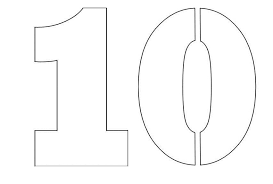 Show your kids a fun way to learn the abcs with alphabet printables they can color. Number 10 Coloring Pages Free Printable Coloring Pages For Kids