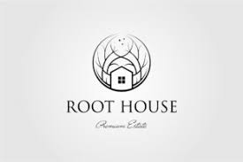 Download Tree Root House Logo Nature Vector Graphic By Lawoel Creative Fabrica PSD Mockup Templates