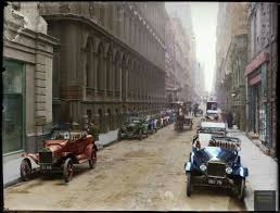 Melbourne Flinders Lane C1920 Amazing Historical Hand Coloured Photo Of My Home Town Love Melbourne Australia Australia History Melbourne Victoria