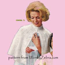 Best cute kawaii harajuku fashion clothing & accessories online store. Wonkyzebra Wz970 Vintage Bed Cape And Bed Shoulder Shawl Vintage Knitted Pattern Pdf 00970