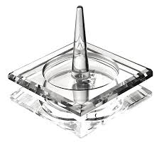 Personalized trinket dish marriage bridal shower gift engagement ring dish for her. H D Crystal Ring Holder Dish Storage Organization Home Kitchen Kalingauniversity Ac In