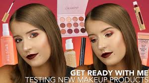 Get Ready With Me Testing New Makeup Products Makeup Makeup Looks Makeup Tutorial