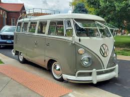 Image result for Medium Gray 1950 VW Bus