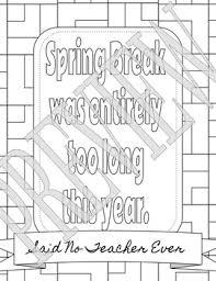 Likewise, the duration of the night and daytime are also the same. Spring Break Coloring Pages Worksheets Teaching Resources Tpt