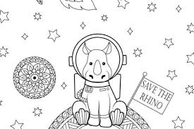 Rhino coloring pages are a fun way for kids of all ages to develop creativity, focus, motor skills and color recognition. Colouring Patterns Fun Activities Save The Rhino