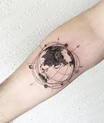 That's right, guys, a tattoo of the earth. Planet Tattoo Tattoo Insider Earth Tattoo Planet Tattoos Tattoos