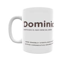 Taza Con El Significado Del Nombre Dominick