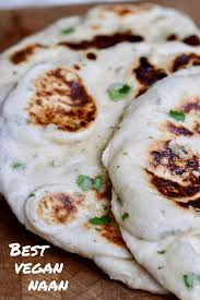 This Homemade Easy Vegan Naan Bread Is Soft Pillowy And Airy With The Perfect Chew Just Like Your Favourite In In 2020 Vegan Naan Recipes With Naan Bread Easy Vegan