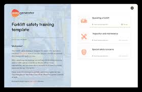 It is interesting that when someone mentions the get your free website templates here and use them on your website without needing to link back to us. Teach Staff To Operate A Forklift Training Template Easygenerator