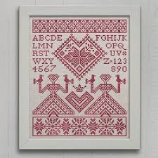 Maybe you would like to learn more about one of these? My Norwegian Valentine An Alphabet Sampler Pdf Pattern Modern Folk Embroidery