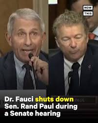 Anthony fauci during a heated back and forth the two had during a senate hearing on tuesday. Jg6poj1o9b5o4m