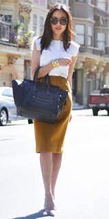 Very good condition vintage camel jacket black medium. Camel Pencil Skirts Howtowear Fashion