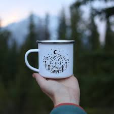 Christmas Gift Outdoor Gift Campfire Mug Personalised Etsy Mugs Camping Gifts Happy Campers