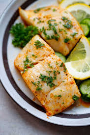 You'll want to avoid any brown spots on the white flesh. Easy Baked Halibut Recipe Cooking Lsl