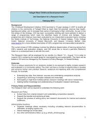 This is a free job description for a senior project manager. Cdi Research Intern Job Description Feb 2013 1 Pdf Careers