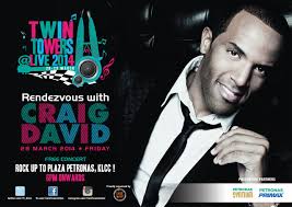 Craig David Bakal Perform di Twin Towers @live 2014