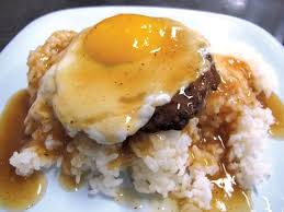 The Infamous Loco Moco Also Known As The Heart Attack Special Hamburger Patty Over Rice Topped With A Fried Egg And Hawiian Food Hawaii Food Hawaiian Food