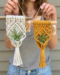 Large hand woven macrame hanging by wall knot. Terrific Screen Driftwood Plant Hanger Concepts Macrame The Art Of Knotting Rope Is Just A Trendy In 2021 Macrame Design Macrame Patterns Macrame Patterns Tutorials