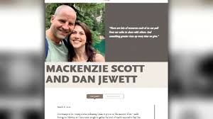 Jewett a bachelor's degree in chemistry and a master's degree in education from eastern university in st jewett — who was educated at a christian college in pennsylvania — has been a teacher at. Mackenzie Scott Marries Seattle Science Teacher Dan Jewett Youtube