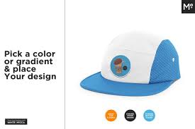 Strapback Cap Camp Hat Mock Up Strapback Cap Digital Design Trends Mocking