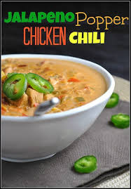 Jalapeno Popper Chicken Chili Under 300 Calories By Preventionrd Via Flickr Food Jalapeno Popper Chicken Delicious Soup