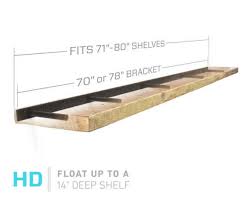 Heavy Duty Floating Shelf Bracket Fits 52 71 Long Floating Shelves Hidden Shelf Bracket Made For Professionals Diy Ers Schwebende Regale Regalstutzen Ikea Hangeregal