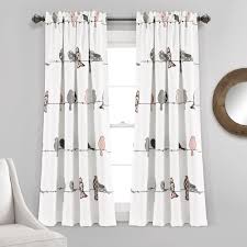 Part of the rowley birds collection. Rowley Birds Room Darkening Window Curtain Set Lush Decor Www Lushdecor Com