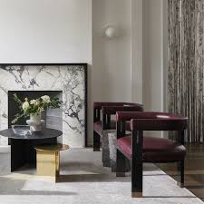 Studio Gild Interior Designer In Chicago Il 60647 Very Simple Black White Marble Fireplace Surround Marble Fireplace Surround Interior Design Interior