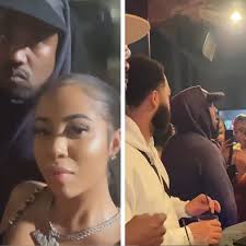 Kanye West Parties with IG Model Yasmine Lopez in Houston
