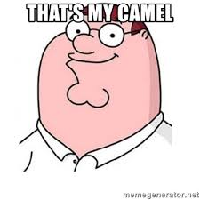 Best of peter griffin all rights go to seth mcfarlane and fox network. That S My Camel Peter Griffin Meme Generator