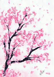 Cherry Blossom Tree Drawing Cherry Blossom Drawing Google Search Grandma Pinterest Cherry Blossom Drawing Cherry Blossom Painting Cherry Blossom Art