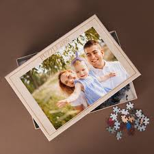 For this version, be sure that the photo you upload is a portrait (vertical) photo. Personalized Photo Puzzle As Holiday Gift Custom Puzzle As Etsy Custom Puzzle Personalized Puzzles Picture Gifts