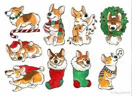 Learn how to draw christmas dog pictures using these outlines or print just for coloring. Christmas Dog Wallpaper Drawing Pets Lovers