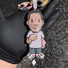 Kid Cudi X Bape Kidcudi Customjewelry Ifandco Rapper Jewelry Mens Bling Custom Jewelry