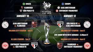 Последние твиты от floridacup2018 (@floridacup2018). Paulo Freitas On Twitter The 2019 Florida Cup Schedule Has Been Revealed The Tournament Will Feature Flamengo Sao Paulo Ajax And Eintracht Frankfurt Https T Co Bhl9wgak96