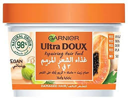 اشتري اونلاين بأفضل الاسعار بالسعودية سوق الان امازون السعودية كريم غارنيه الترا دوكس ريبيرينج بالبابايا 3 في 1 المغذي للشعر التالف 390 مل