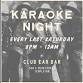 Karaoke Night at Club Car Bar — Templeton Mercantile event image