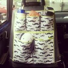 Organizador Para Auto Mostachos By Decorando Travel Pillow Pattern Road Trip Diy Road Trip Sewing