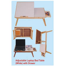 The byllan laptop support has a removable fabric cover that can be easily laundered. Laptop Study Table Fixed Bed Table With Drawer Manufacturer From New Delhi