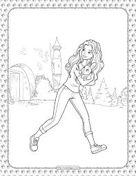 Bring it all to life with your crayons. Barbie Princess Adventure Coloring Pages 14