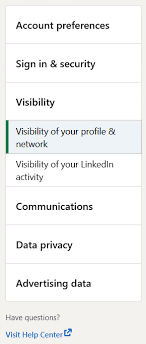 Ok, so the first thing you need to do here, is to log into your linkedin account and click on your profile when you select the change link, you should now see several options to choose from. How To Go Private On Linkedin How To Do It And Why Tuto
