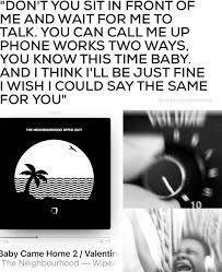 Baby Came Home 2 Valentines The Neighbourhood Country Music Quotes Music People