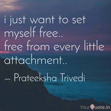 I Just Want To Set Myself Quotes Writings By Prateeksha Trivedi Yourquote
