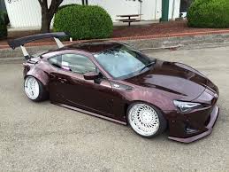 Toyota Gt86 Widebody With A Massive Spoiler Toyota Cars Toyota Gt86 Japanese Cars