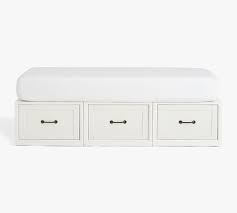 Twin size beds feature one drawer while full, queen and king size beds have two. Stratton Storage Platform Daybed With Drawers Pottery Barn