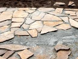 Naturstein Pflastern Mit Sand Zement Gemisch Naturstein Terrasse Natursteine Natursteine Garten
