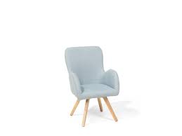 Check out our light blue armchair selection for the very best in unique or custom, handmade pieces from our living room furniture shops. Fabric Armchair Light Blue Bjarn Beliani Pl