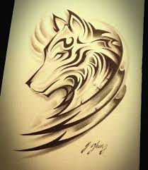 Muy Parecido Al Tattoo De Mi Amor Wolf Tattoos Tribal Wolf Tattoo Wolf Tattoo Design