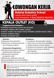 Demikianlah berita lowongan kerja depok terbaru untuk bulan ini yang dapat kami sampaikan untuk sobat pengunjung setia www.gingsul.com, website info lowongan kerja terbaru dan terkini seluruh indonesia. Admin Cso Kepala Outlet Dan Staff Pengajar Kaskus